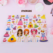 Multipurpose Adhesive 3D Stickers (1 Sheet / 19×15 Cm)