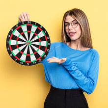 Dart board with scoring areas