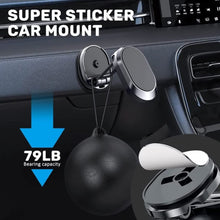 Rotating magnetic phone holder for vehicles.