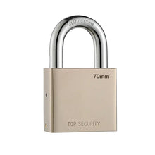 Heavy steel padlock with 4 keys