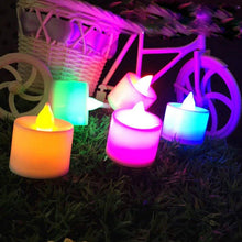 Bright and colorful LED tealights for decoration