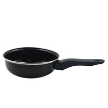 Non-stick fry pan for gas stoves, without lid