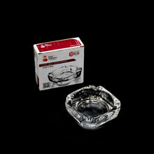 Crystal glass ashtray for home decor