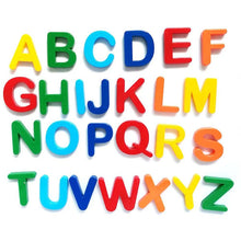 Set of colorful magnetic letters