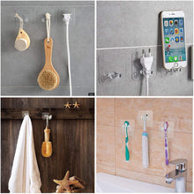 Transparent Multi-Function Wall Storage Hooks