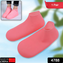 Non-slip shoe covers for cycling and walking.