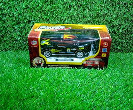 Remote control car with detailed design.