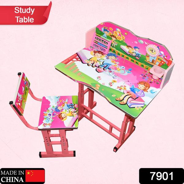 Kids' study table with chair, designed for work and study.